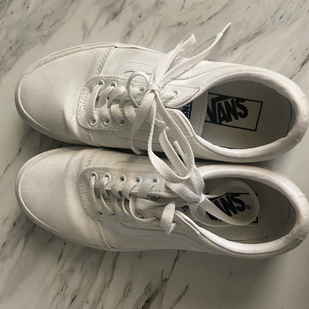 Like new white vans